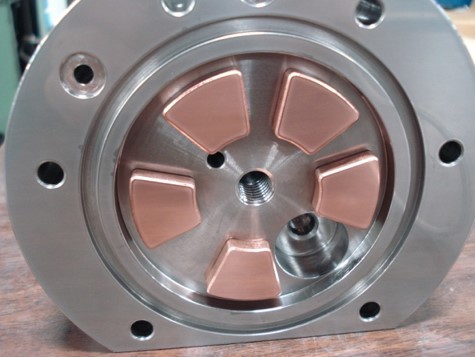 Flexure Pivot tilt pad thrust bearing with sector pads