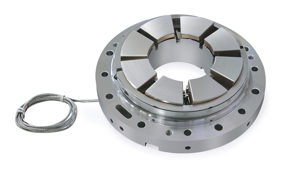 Tilt pad thrust bearing with instrumentation